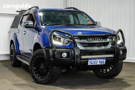 Blue 2019 Isuzu D-MAX Crew Cab Utility Ls-T (4X4)