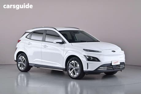 White 2023 Hyundai Kona Wagon Elite Electric Std Range