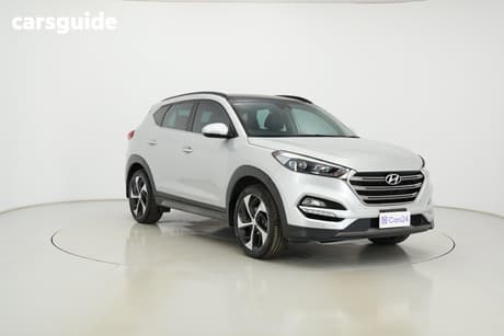 Silver 2015 Hyundai Tucson Wagon Highlander (Awd)