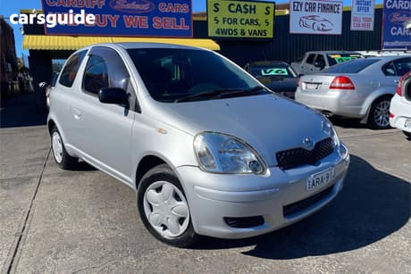 Silver 2004 Toyota Echo Hatchback