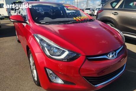 Red 2015 Hyundai Elantra Sedan Active