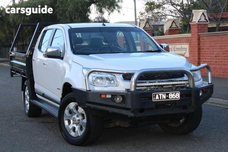 White 2013 Holden Colorado Crew Cab Pickup Ltz (4X4)