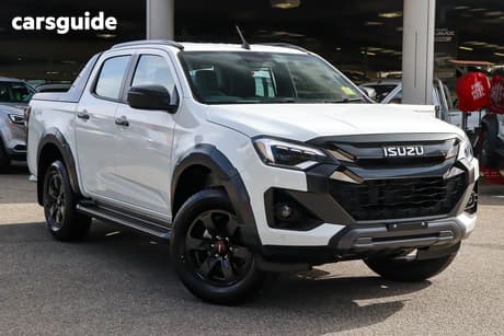 White 2026 Isuzu D-MAX Crew Cab Utility X-Terrain (4X4)