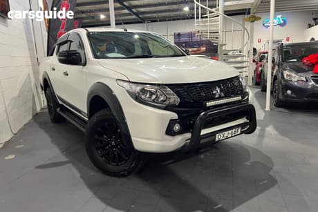 White 2018 Mitsubishi Triton Dual Cab Utility Gls (4X4) Sports Edt
