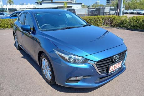 Blue 2018 Mazda 3 Hatchback Neo Sport