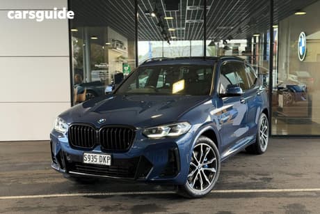 Blue 2021 BMW X3 Wagon Xdrive30I M Sport