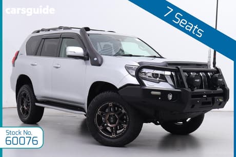 Silver 2021 Toyota Landcruiser Prado Wagon Kakadu