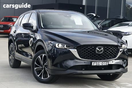 Black 2025 Mazda CX-5 Wagon G25 Touring (Fwd)