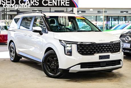 White 2025 Kia Carnival Wagon S