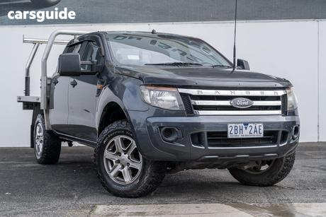 Grey 2015 Ford Ranger Dual Cab Chassis Xl 3.2 (4X4)