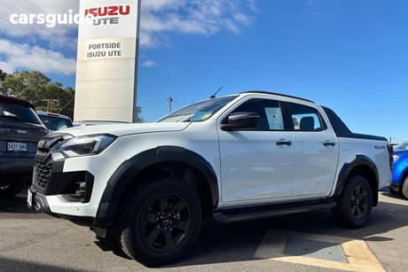 White 2026 Isuzu D-MAX Crew Cab Utility X-Terrain (4X4)