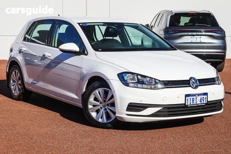 White 2019 Volkswagen Golf Hatchback 110 Tsi Trendline