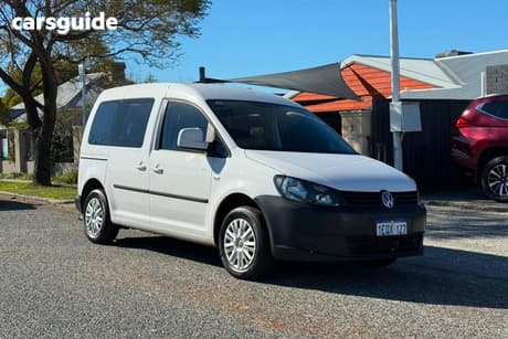 White 2014 Volkswagen Caddy SUV TDI250 TRENDLINE 2K MY15