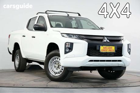 White 2019 Mitsubishi Triton Double Cab Pick Up Glx Adas (4X4)