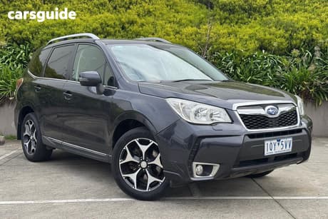 Grey 2013 Subaru Forester Wagon 2.0Xt Premium
