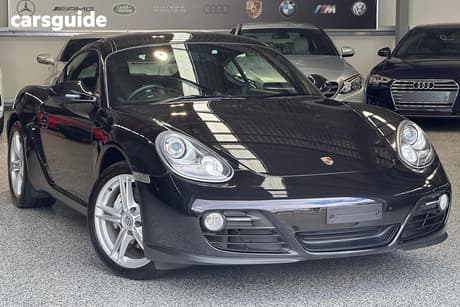 Black 2011 Porsche Cayman Coupe