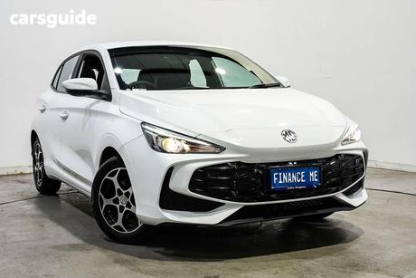 White 2025 MG MG3 Hatchback Excite Hybrid+