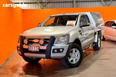 Silver 2012 Ford Ranger Dual Cab Utility Xlt 3.2 (4X4)
