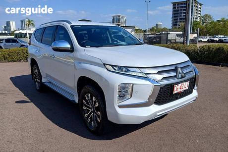 White 2021 Mitsubishi Pajero Sport Wagon Exceed (4X4) 7 Seat