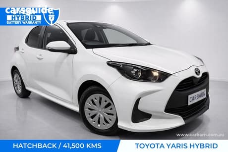 White 2022 Toyota Yaris Hatch HYBRID X 4WD
