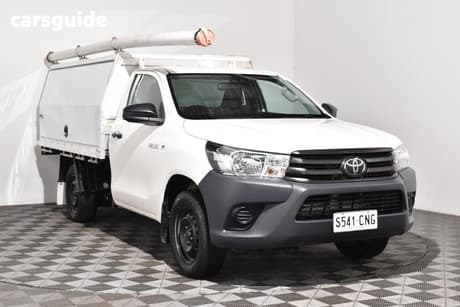 White 2021 Toyota Hilux Cab Chassis Workmate