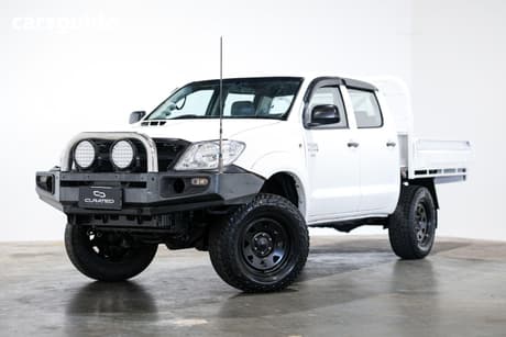 White 2006 Toyota Hilux Dual Cab Pick-up Sr (4X4)