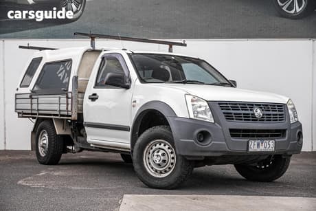 White 2007 Holden Rodeo Space Cab Chassis Lx