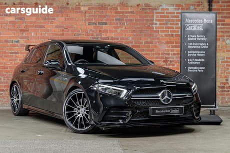 Black 2023 Mercedes-Benz A45 Hatchback S 4Matic+