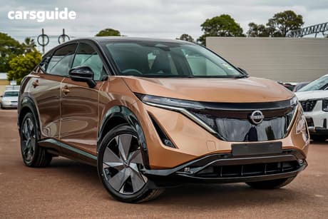 Orange 2025 Nissan Ariya Wagon Evolve