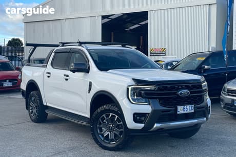 White 2023 Ford Ranger Double Cab Pick Up Wildtrak 3.0 (4X4)