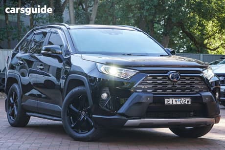 Black 2020 Toyota RAV4 Wagon Cruiser Awd Hybrid