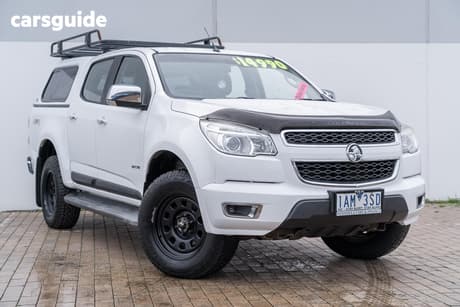 White 2013 Holden Colorado Crew Cab Pickup Ltz (4X4)
