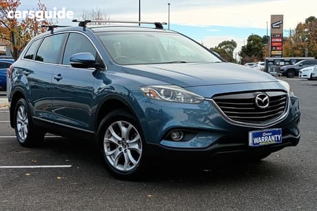 Blue 2015 Mazda CX-9 Wagon Classic (Fwd)