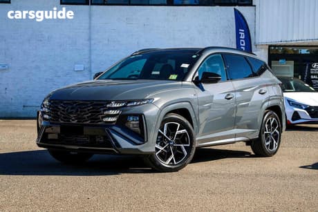 Grey 2026 Hyundai Tucson Wagon Premium N Line Hybrid (Awd)