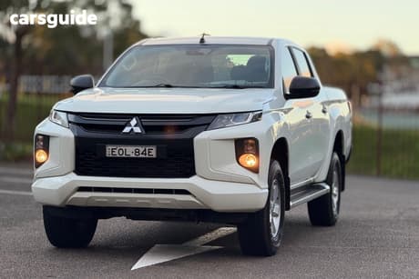 White 2021 Mitsubishi Triton Double Cab Pick Up Glx+ (4X4)