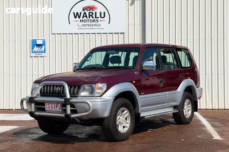 Red 1998 Toyota Landcruiser Prado Wagon Grande Vx (4X4)