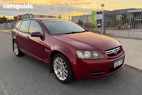 Red 2010 Holden Commodore Sportswagon Omega