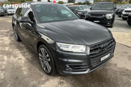 Grey 2018 Audi Q5 Wagon 3.0 Tdi Quattro Sport