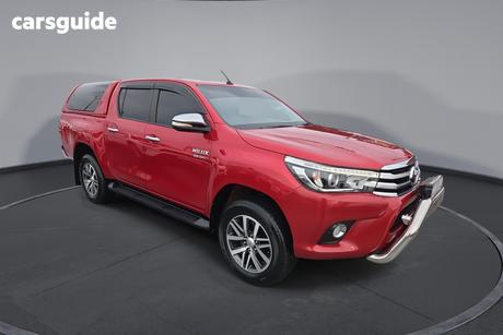 Red 2016 Toyota Hilux Dual Cab Utility Sr5 (4X4)