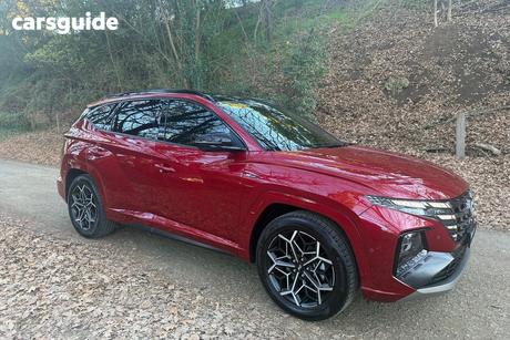 Red 2022 Hyundai Tucson Wagon Highlander N Line (Awd)