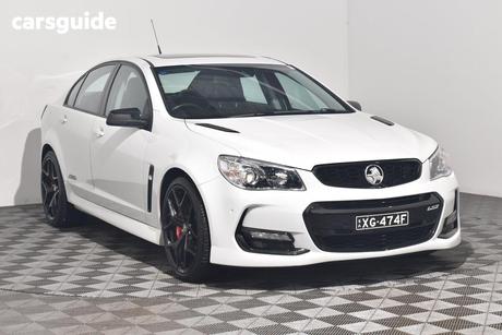 White 2017 Holden Commodore Sedan Ss-V Redline