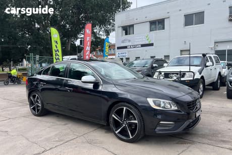 Black 2014 Volvo S60 Sedan T5 R-Design