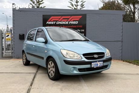 Blue 2009 Hyundai Getz Hatchback Sx