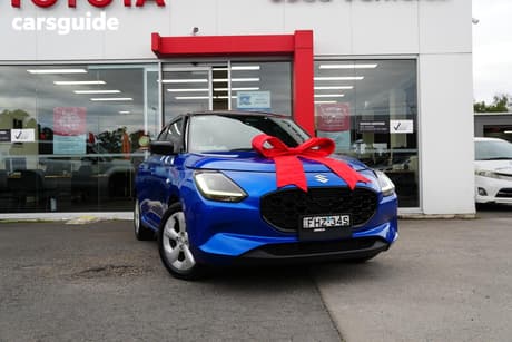 Blue 2024 Suzuki Swift Hatchback Hybrid Plus