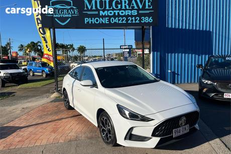 White 2023 MG MG5 Sedan Vibe