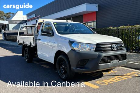 White 2015 Toyota Hilux Cab Chassis Workmate