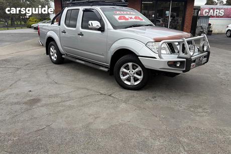 Silver 2011 Nissan Navara Dual Cab Utility St-X 550 (4X4)
