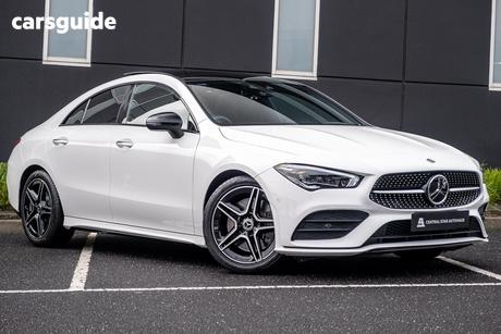 White 2023 Mercedes-Benz CLA250 Coupe 4Matic