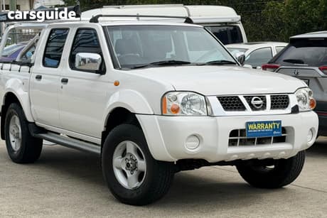 White 2006 Nissan Navara Dual Cab Pick-up St-R (4X4)