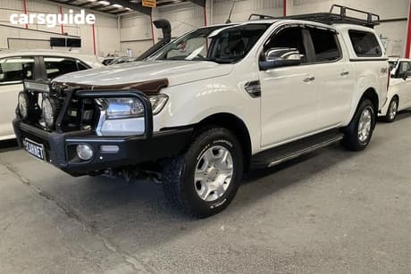 White 2017 Ford Ranger Dual Cab Utility Xlt 3.2 (4X4)